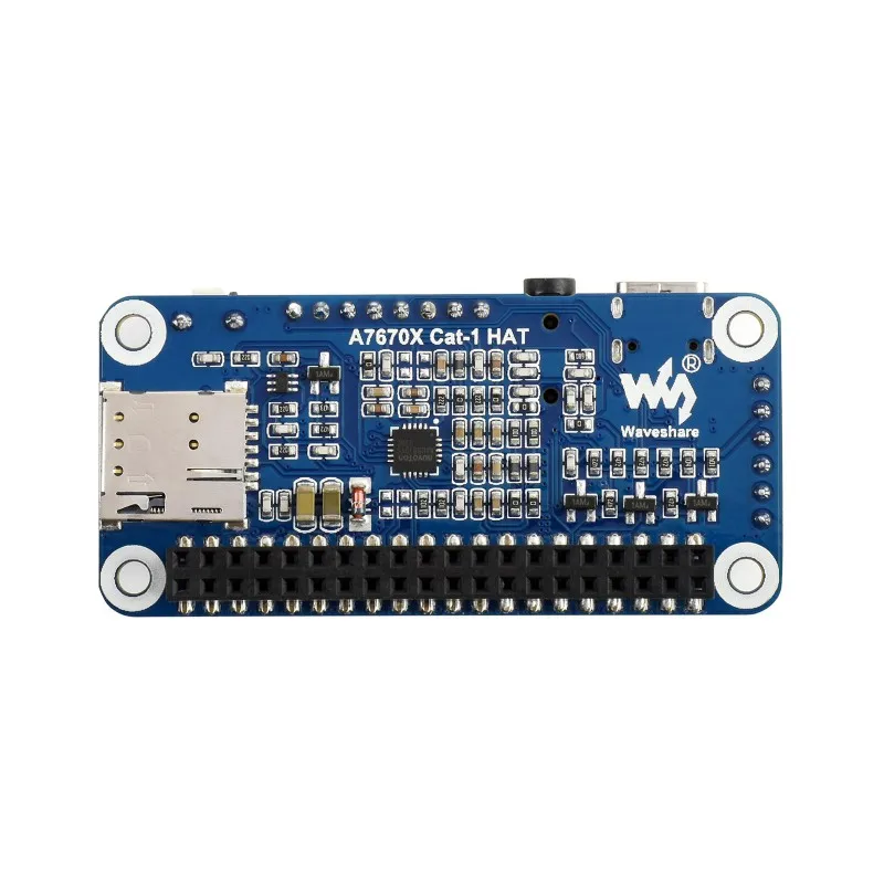 Шапка A7670E LTE Cat-1 для Raspberry Pi Multi Band 2G GSM/GPRS LBS Европы Юго-Восточной Азии Западной