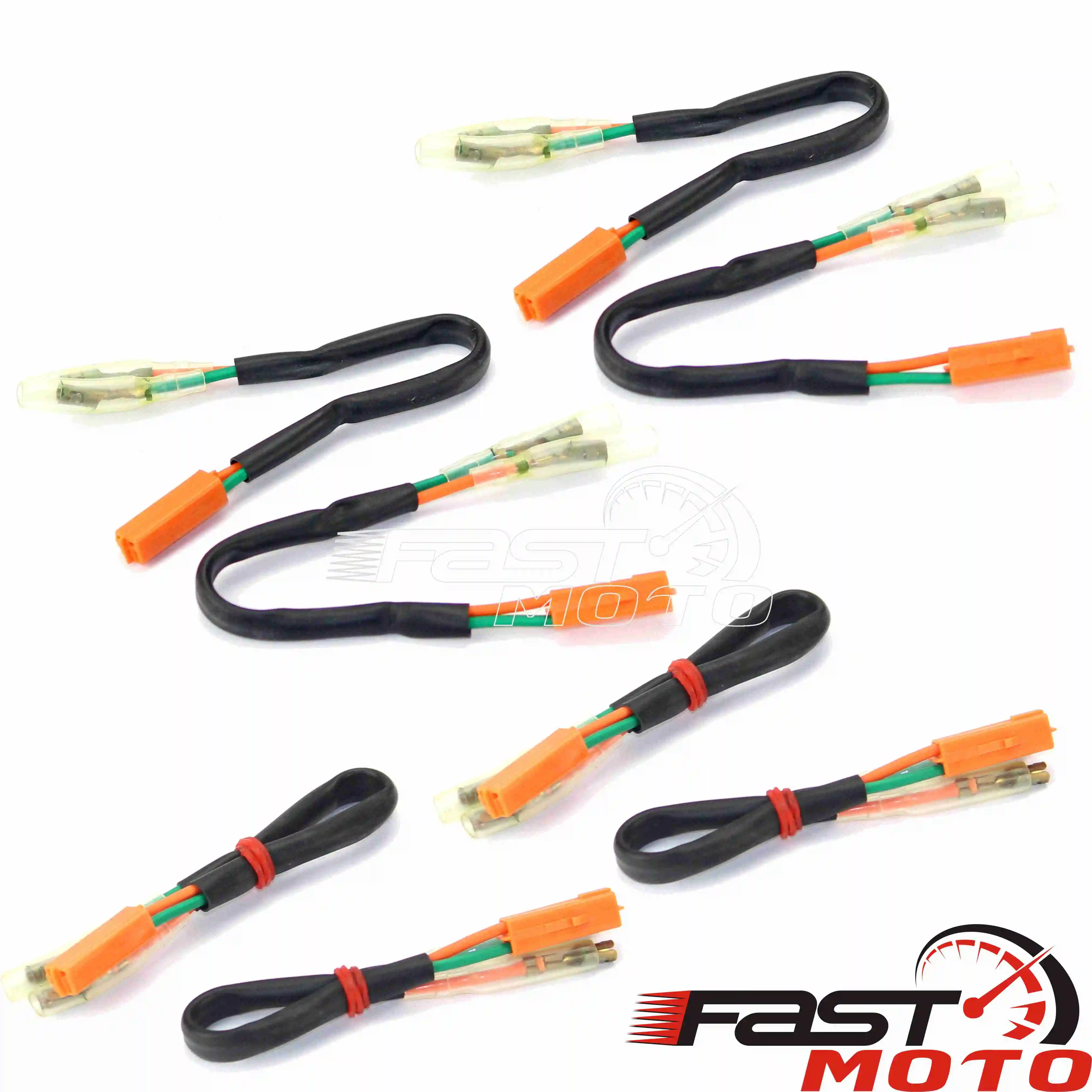 Коннектор заднего поворотного семафора для мотоцикла с адаптерами передней проводки 2 шт. для Honda CBR954RR RVT1000R CBR250R VT750 Shadow 750 и других моделей.