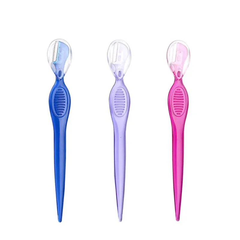 

1/3PCS Colorful Eyebrow Trimmer Face Hair Razors Women Eyebrow Shaver Hair Removal Makeup Tool Folding Brow Shaver Makeup Tool