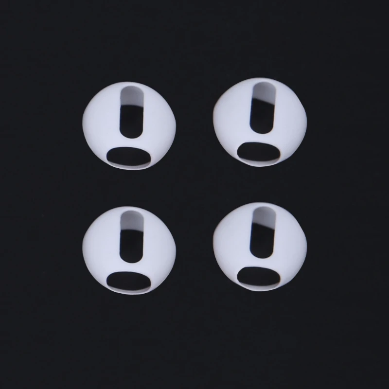 4 шт/2 пары амбушюры для Airpods беспроводной Bluetooth iphone 7 8 7plus/iphone X наушники