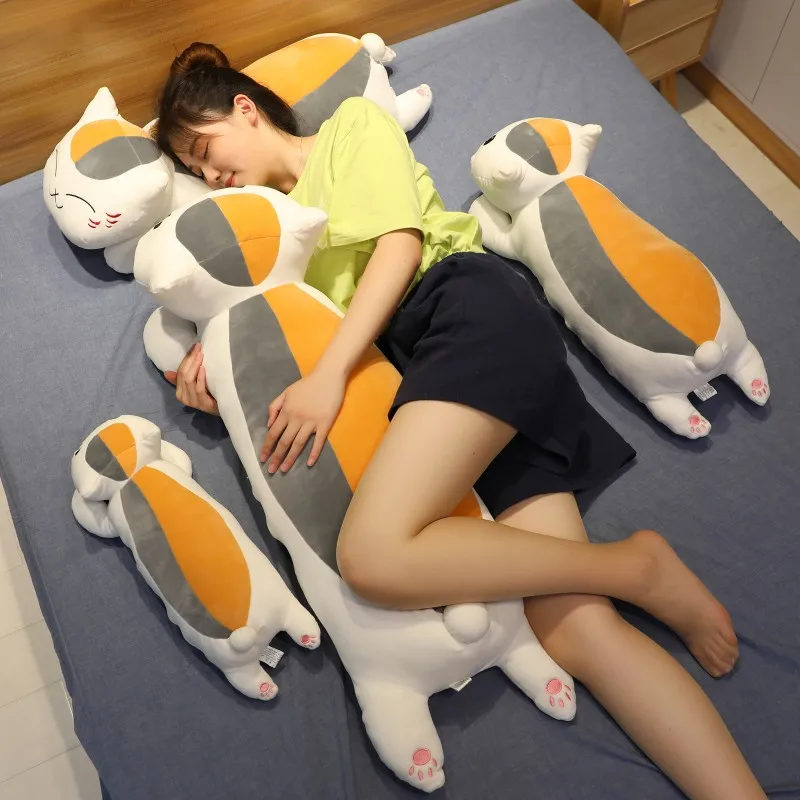 

50/70cm Kawaii Stuffed Soft Cute Cat Pillow Plush Good Quality Cat Animal Plush Toys Home Decoration Dolls Kids Gifts