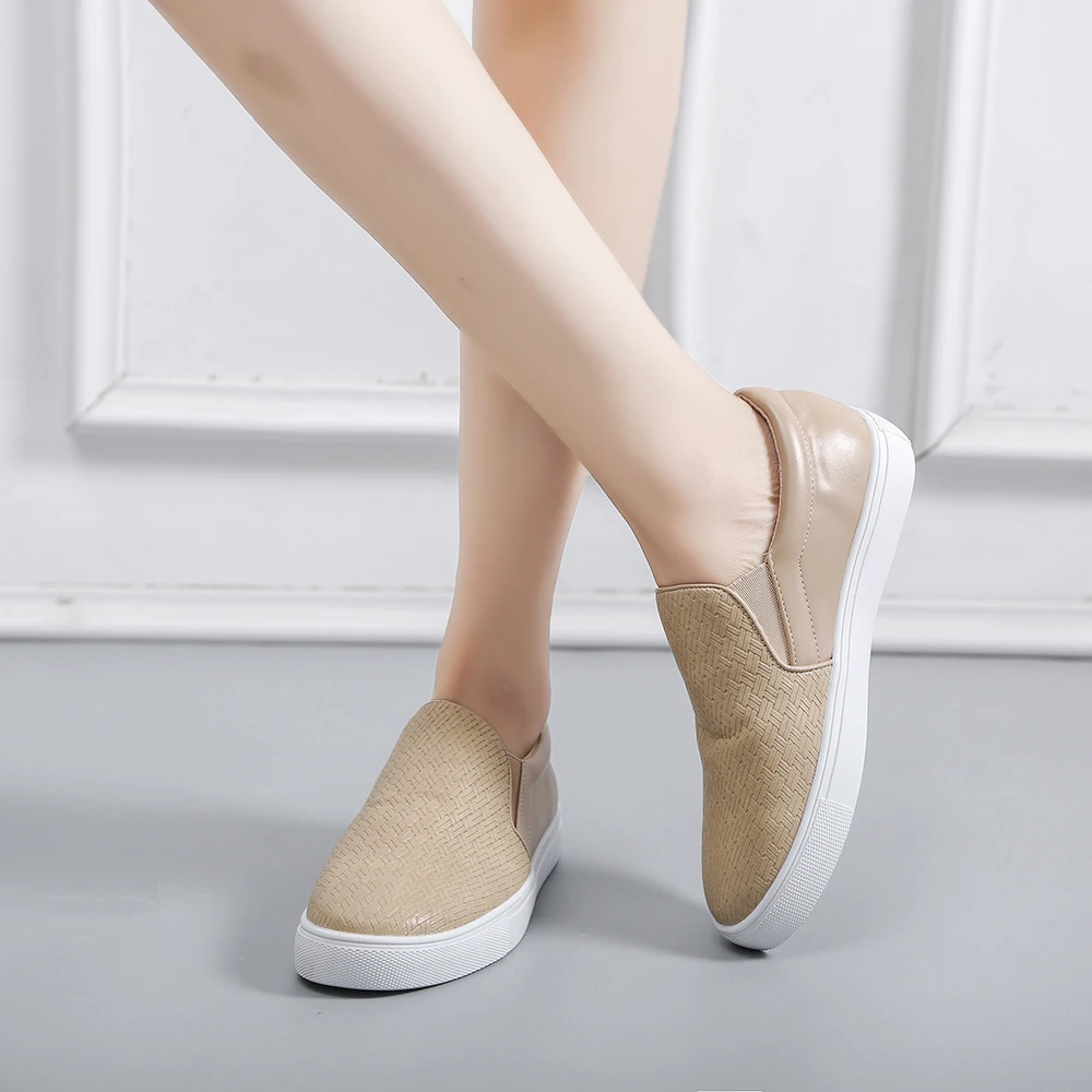 Туфли LAASIMI женские из искусственной кожи аллигатора лоферы без застежки