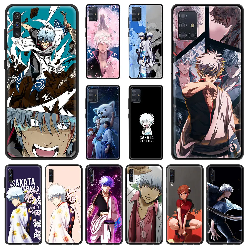 

Чехол GINTAMA аниме для телефона Samsung Galaxy A50 A10 A20 A30 A40 A70 A20S A20E A02S A12, мягкий силиконовый чехол из ТПУ, чехол