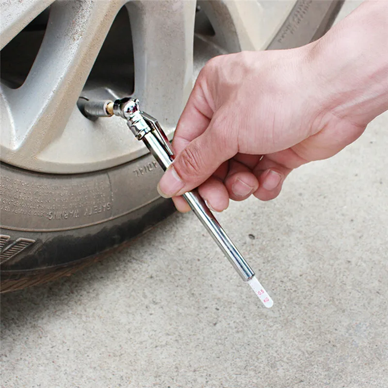 

Portable Mini Durable Car Styling 5-50 PSI Pressure Gauge Pen Shape Emergency Use /Tire air pressure Test Meter (Only for car)