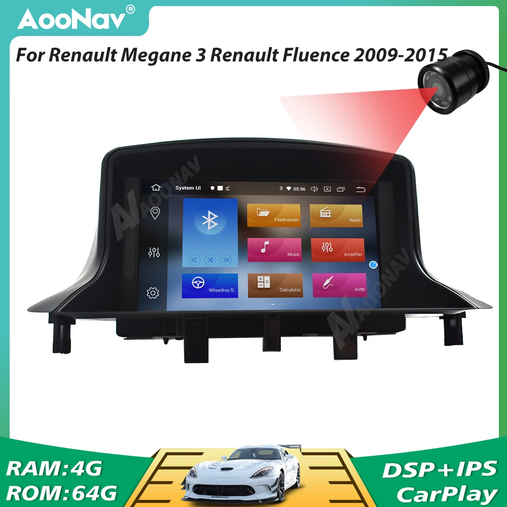 

Автомобильный радиоприемник IPS Android 10,0 GPS Мультимедиа Стерео для Renault Megane 3 Fluence 2009-2015 DVD-плеер навигация головной плеер