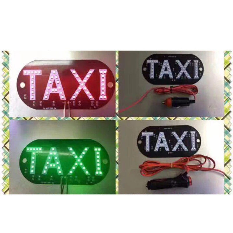 Onever 1 шт. 12 В LED такси светодиодный автомобильный индикатор ветрового стекла для