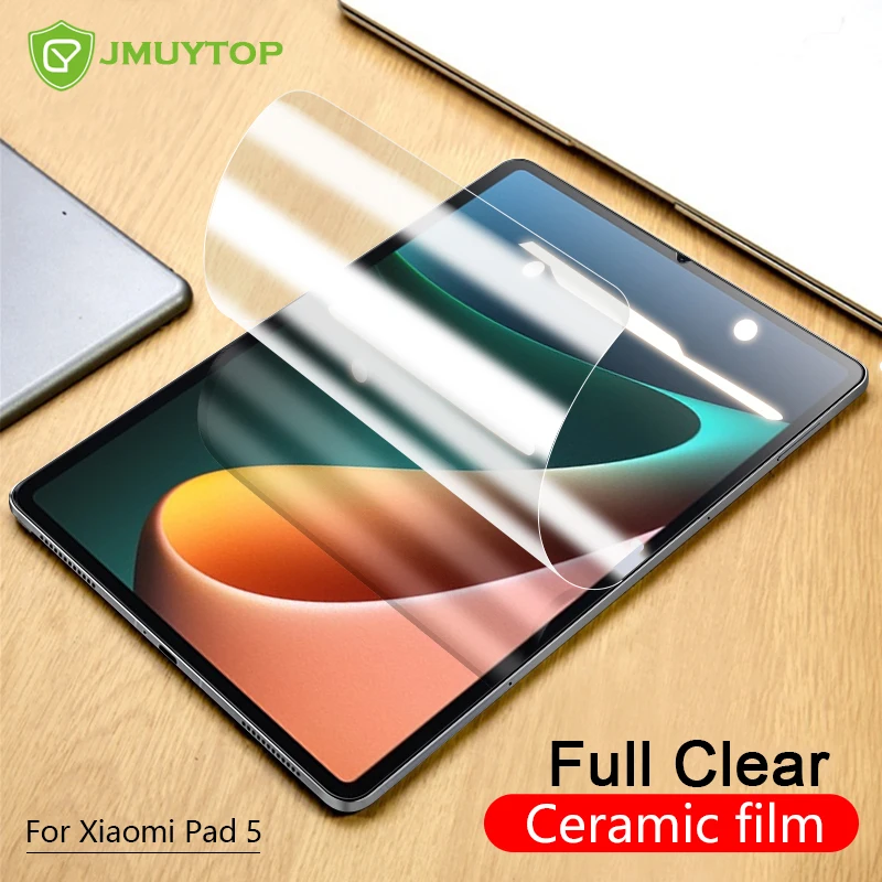 Fully Clear Ceramic Scratch Proof film for Xiaomi Pad 5 Pro screen protectors transparent Mipad Not Hydrogel Film no glass | Компьютеры и