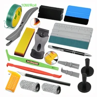 foshio auto car window tint film scraper squeegee 10m knifeless tape installing kit tools carbon sticker vinyl car wrap kit
