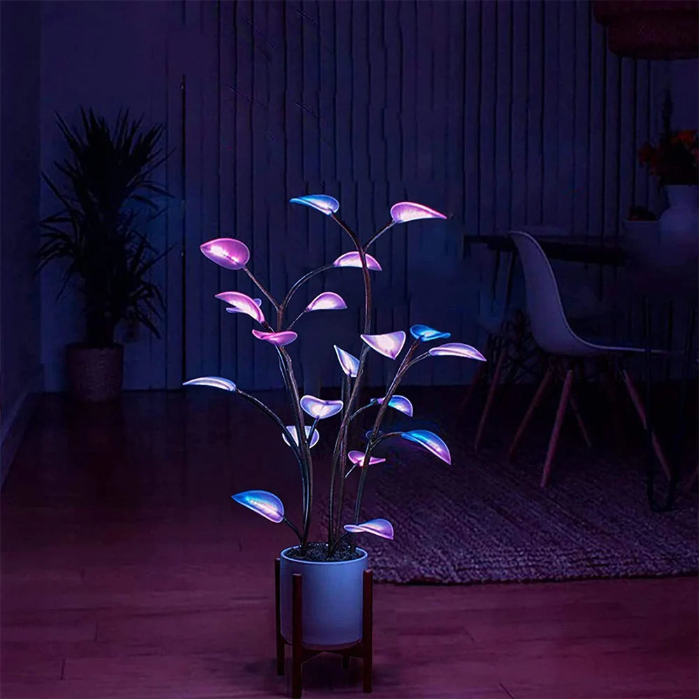 

Magical Led Houseplant Artificial Plants For Home Decor Indoor Bonsai Light For Dinner Parties Date Nights In stock on April 29