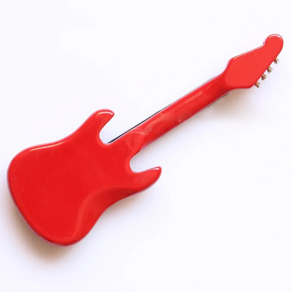 1:12 Dollhouse Accessories Miniature Simulation Electric Guitar Model Living Room Musical Instruments Decor Ornament | Игрушки и хобби