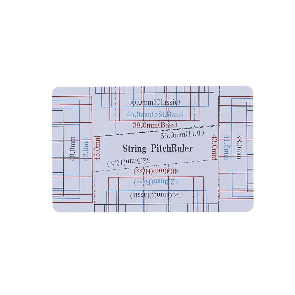 Гитарная струна экшн линейка высоты тона Портативный DIY измерительный