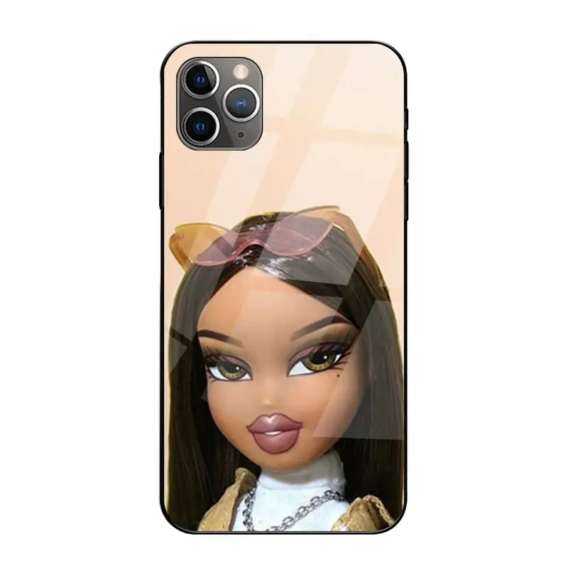 

0 Cute Bratz Phone Case Tempered Glass For Iphone6plus 6S 7 7plus 8 X XS XSmax XR 11 12 Pro Max 12mini