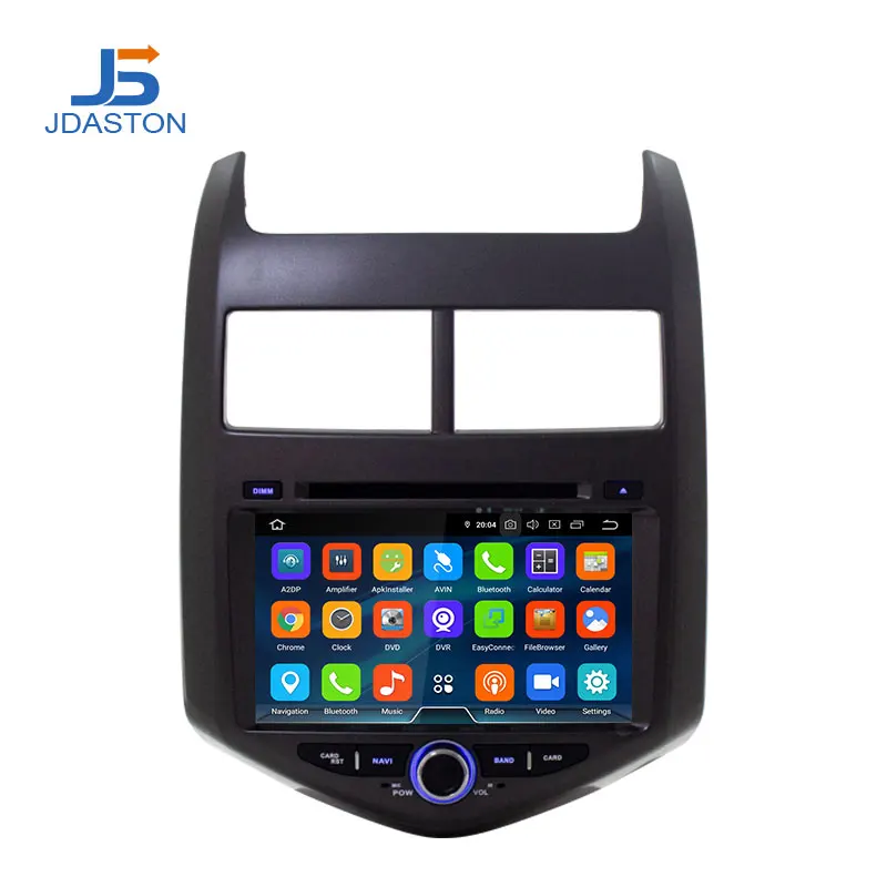 JDASTON Android 9,0 Автомобильный мультимедийный плеер для Chevrolet Aveo/Sonic 2011 2012 2013 2 Din Автомобильный Радио gps навигация Стерео DVD wifi