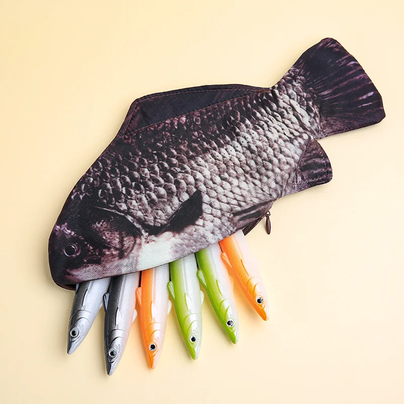 Новинка забавная ручка рыбка карандаш case1Pc шариковая с морской рыбой 0 5 мм милые