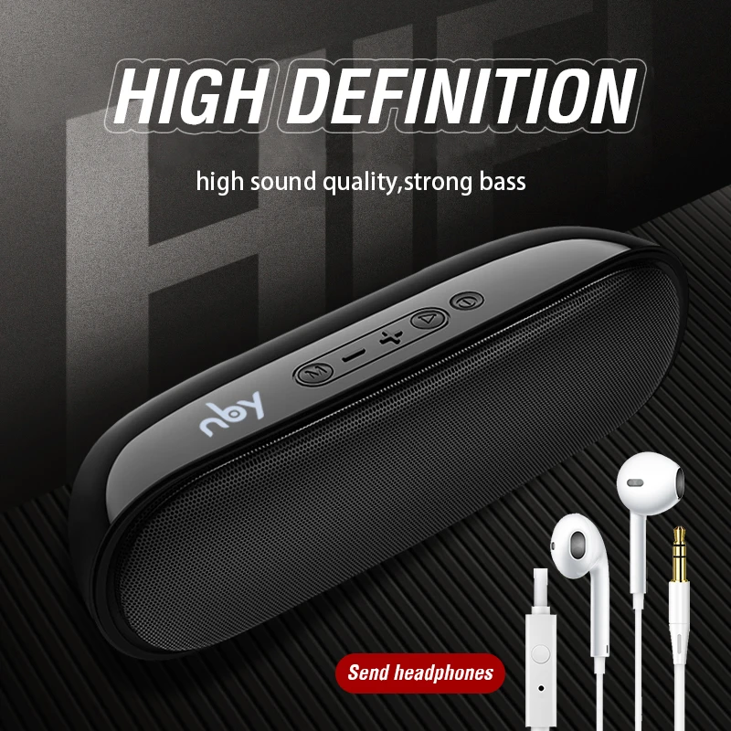 Bluetooth Колонка NBY 4070 Беспроводная портативная с поддержкой TF карт и AUX|Портативные