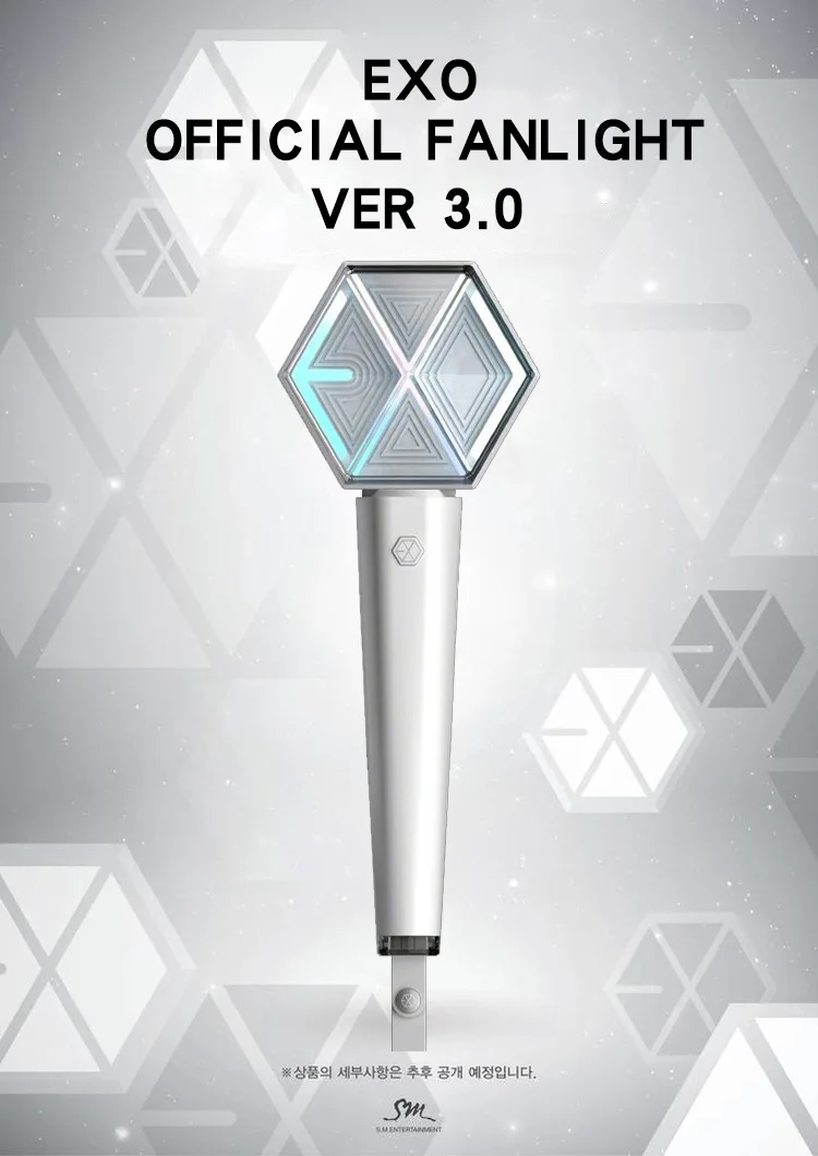 KPOP EXO ver.3album светильник-палочка Sehun Chanyeol концертный хип-хоп светящийся светильник для фанатов Подарочная коллекция kpop EXO светодиодный светильник