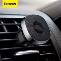 baseus magnetic car holder air outlet phone stand holder mount for iphone x xs xr samsung s9 magnet mobile phone holder in car