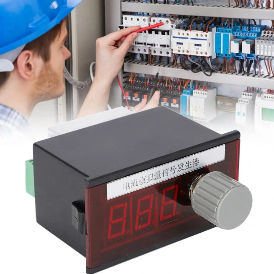 Цифровой генератор токовых сигналов многооборотный потенциометр регулировка с