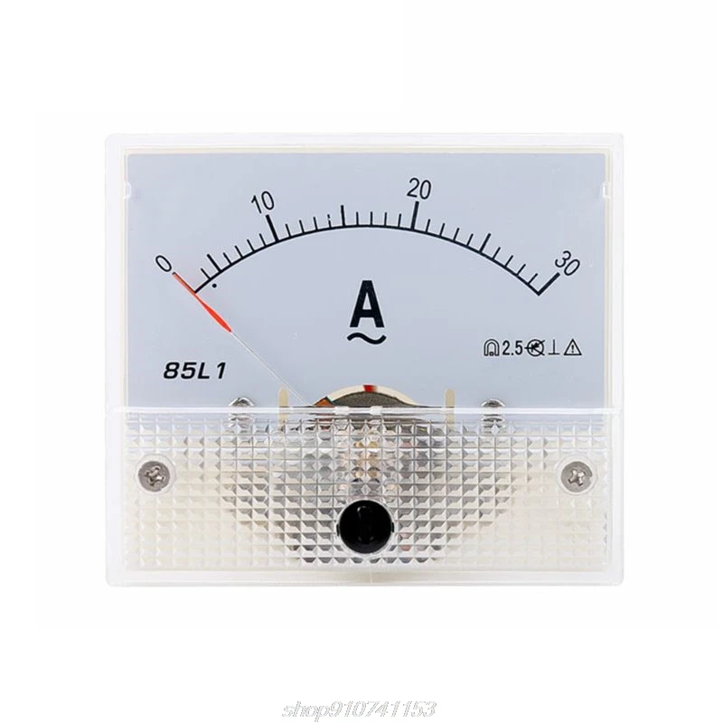 

1pc 85L1 AC Panel Meter Analog Panel Ammeter Dial Current Gauge Pointer Ammeter D15 20 Dropshipping
