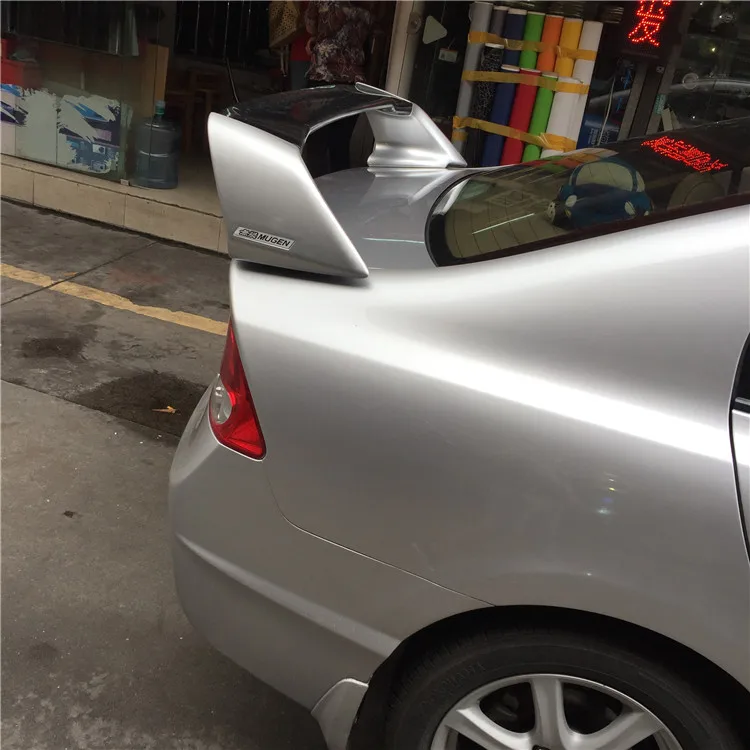 Для Civic спойлер 2006-2011 Honda FD2 Спойлер ABS пластик Материал заднее крыло автомобиля