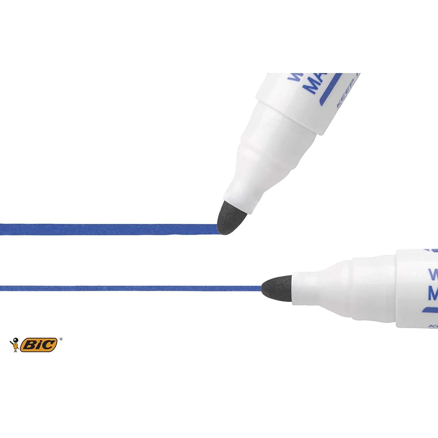 BIC Velleda 1701 эко круглый наконечник белая доска синяя 12'li коробка|Маркеры для