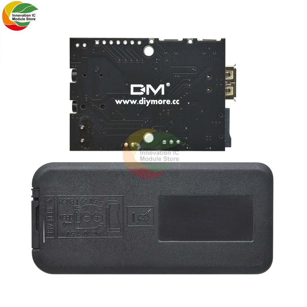 Плата усилителя Ziqqucu MP3 WMA WAV декодер с Micro USB 5 В 2 Вт TF карта U диск аудио AUX ИК пультом