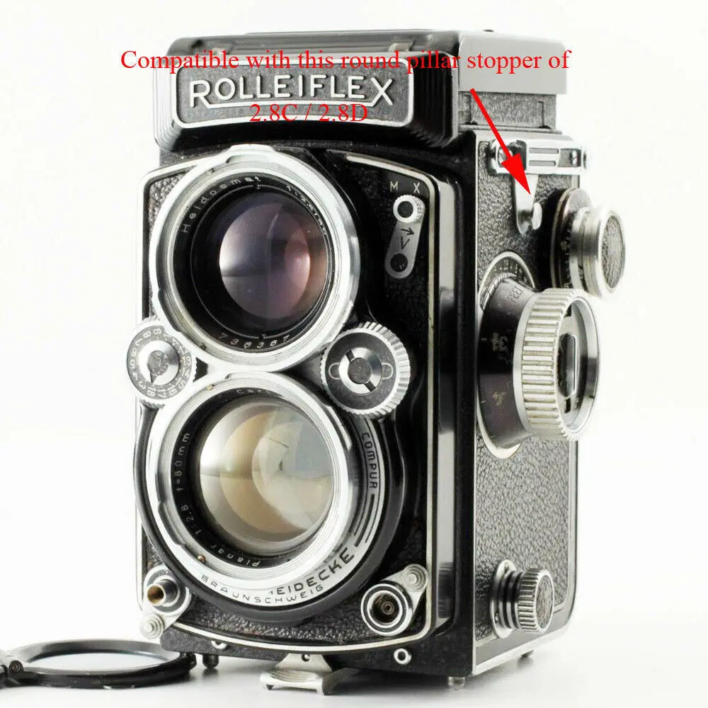 Ремешок из натуральной кожи с наконечниками для Rolleiflex MX EVS rolord VB TLR Camera