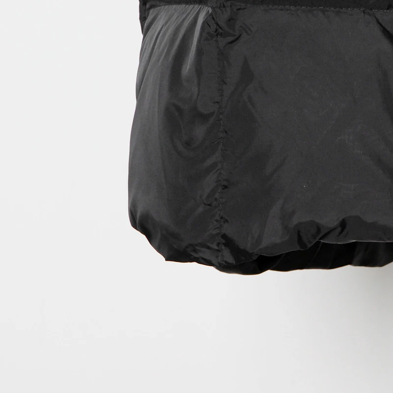 

GALCAUR Black Long Cotton Coats For Women Hooded Collar Long Sleeve Minimalist Solid Casual Parkas Female 2021 Winter New Tide