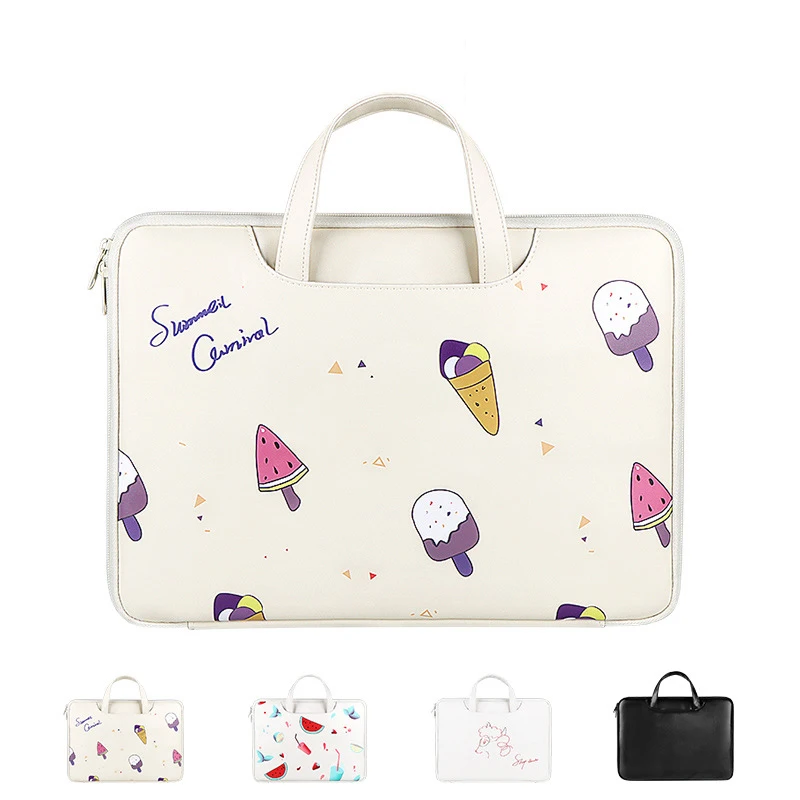 

Tablet Case Laptop Storage Bag Korea 13 15 Inch PU Sleeve Case Ipad Liner Bag Transparent Student Computer Protective Cover