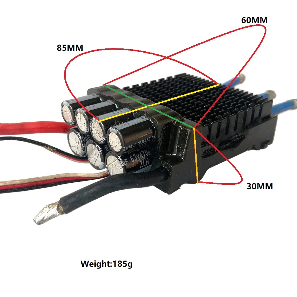 120A Дрон ESC Регулятор 6 14S литий Бла (беспилотный летательный аппарат Батарея