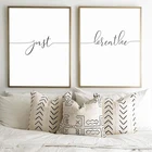 Плакат для йоги с принтом и цитатами, для медитации