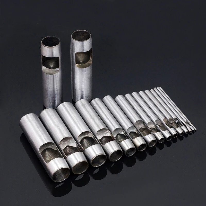 

1pcs 45# Steel Rivets punch tool single cap snap rivet punch setter hand tool Steel spike studs for leather craft garment shoes