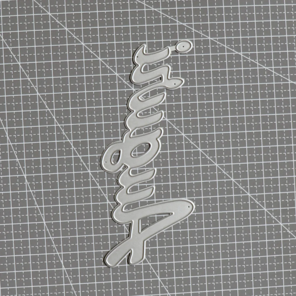 

Italian Word Auguri Metal Cutting Dies Stencils For Scrapbooking Embossing Decorating Craft DIY Paper Cards