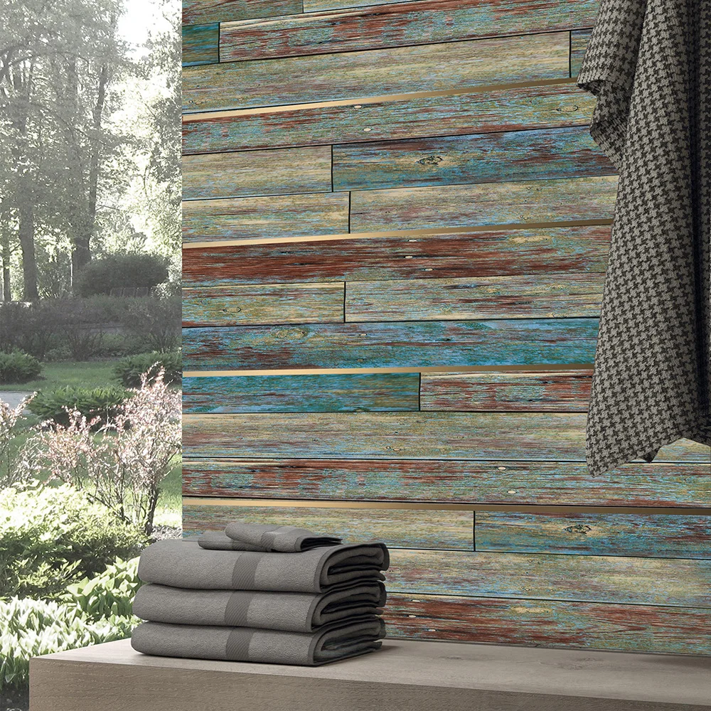 wood sticker waterproof self adhesive wallpaper vinyl kitchen wardrobe cabinet furniture decor contact paper removable decals free global shipping