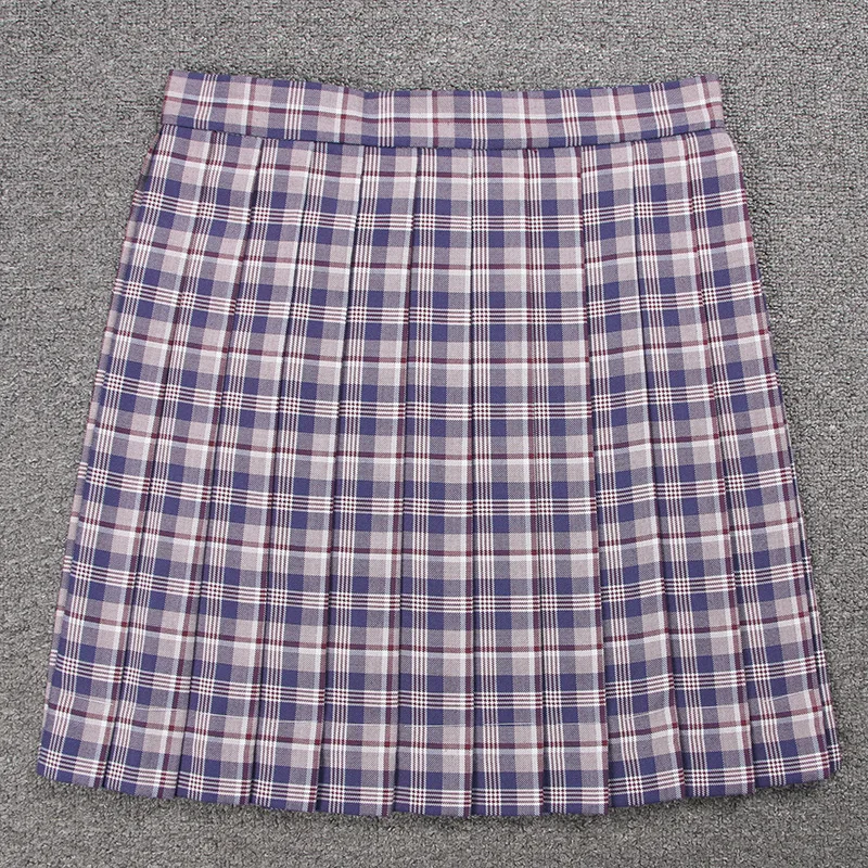 Женская летняя юбка с высокой талией плиссированная в клетку | Тематическая