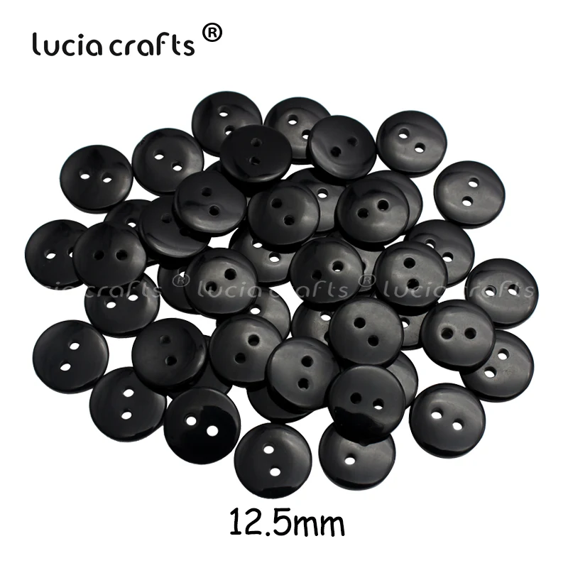 Lucia Crafts 3 размера 2 отверстия круглые кнопки из смолы аксессуары для шитья одежды