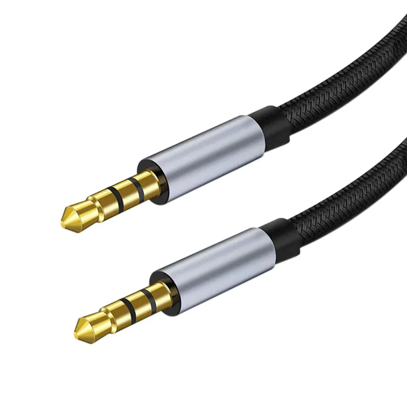 

AUX Braided Audio Cable Car 3.5mm Male To Male Audio Cable Mobile Phone Audio Headset Audio Cable Auxiliary Line Speaker