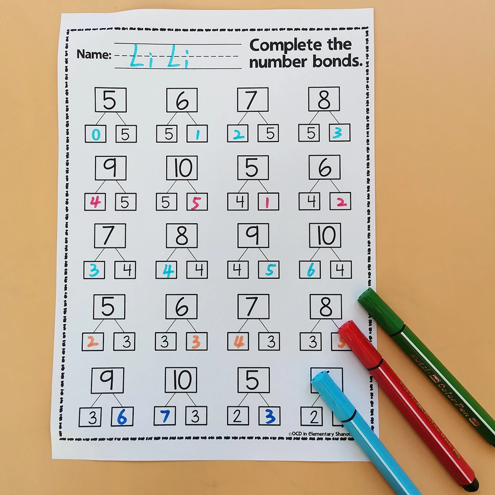 В пределах 10 сложений учебник для обучения упражнениям на английском языке детей