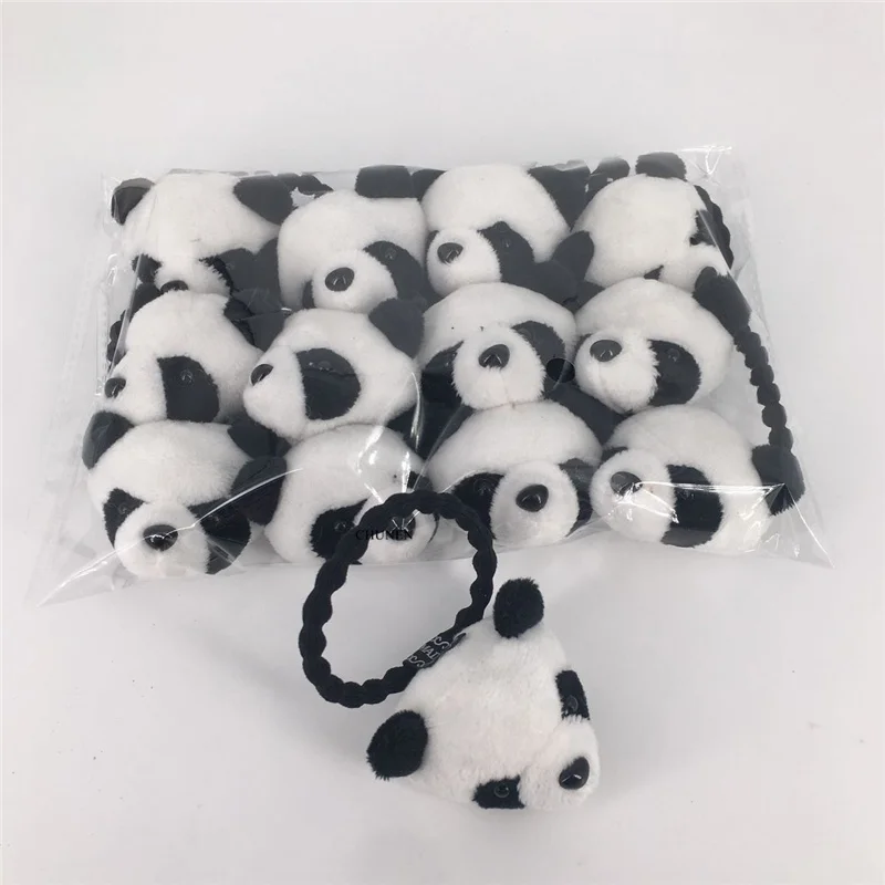 12 шт./лот плюшевая игрушка милая Панда 3 8 см мягкие игрушки животные украшение для