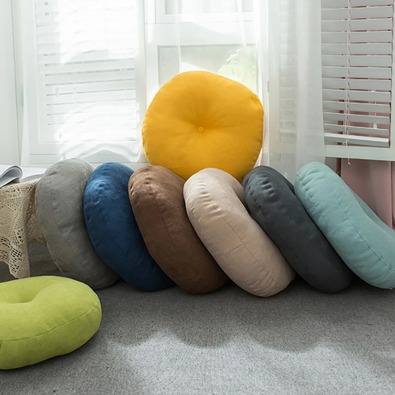 Японские подушки для медитации Futons жемчужные хлопковые отеля татами льняные