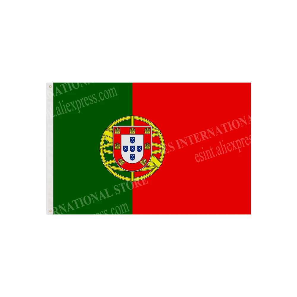 

Флаг Португалии, Национальный полиэстер, баннер, летающий 90x150 см, 3x5 футов, флаг по всему миру, уличный