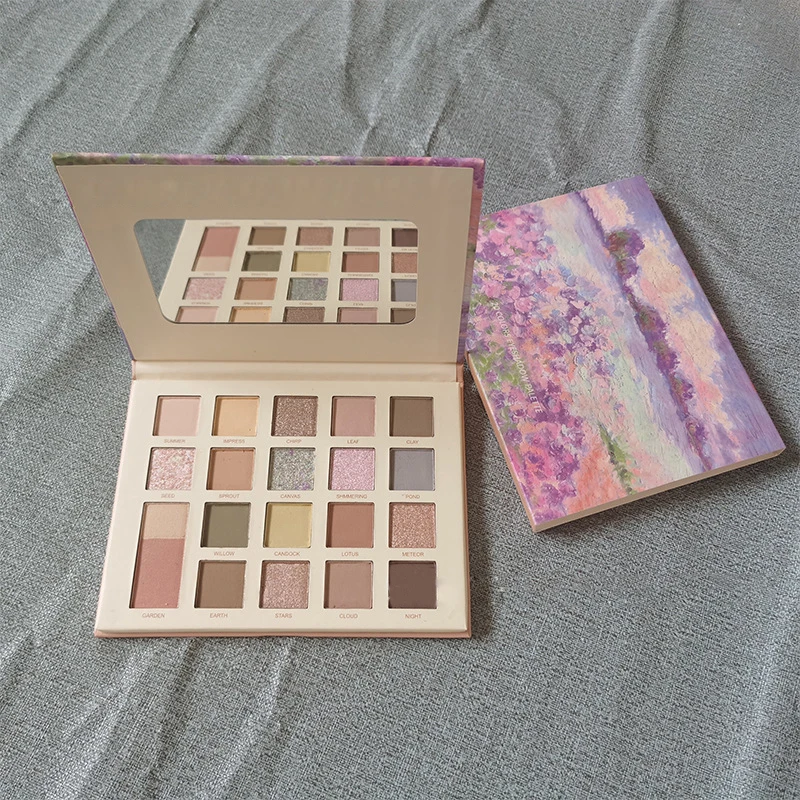 

Палитра теней для век, индивидуальная торговая марка, матовая масляная живопись, макияж оптом, бесплатная доставка