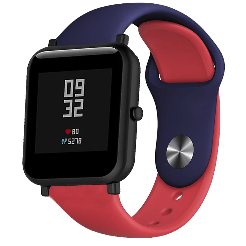 Сменный силиконовый ремень для Amazfit Bip Молодежный Браслет Для Xiaomi Amazfit GTS спортивный ремешок 20 мм ремешок аксессуары