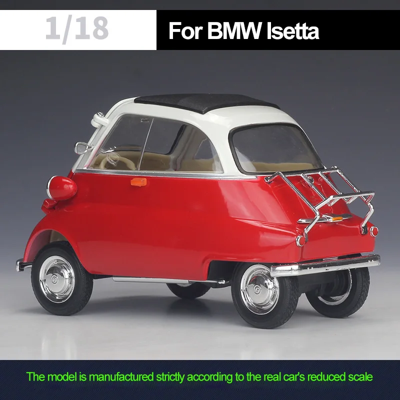 

Welly 1:18 Bmw Isetta Simulation Alloy Car Model Diecasts & Toy Vehicles Collection Car Toy Boy Birthday Gifts