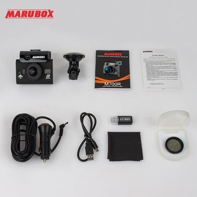 Marubox m700r комбо устройства 3 в 1 видеорегистратор