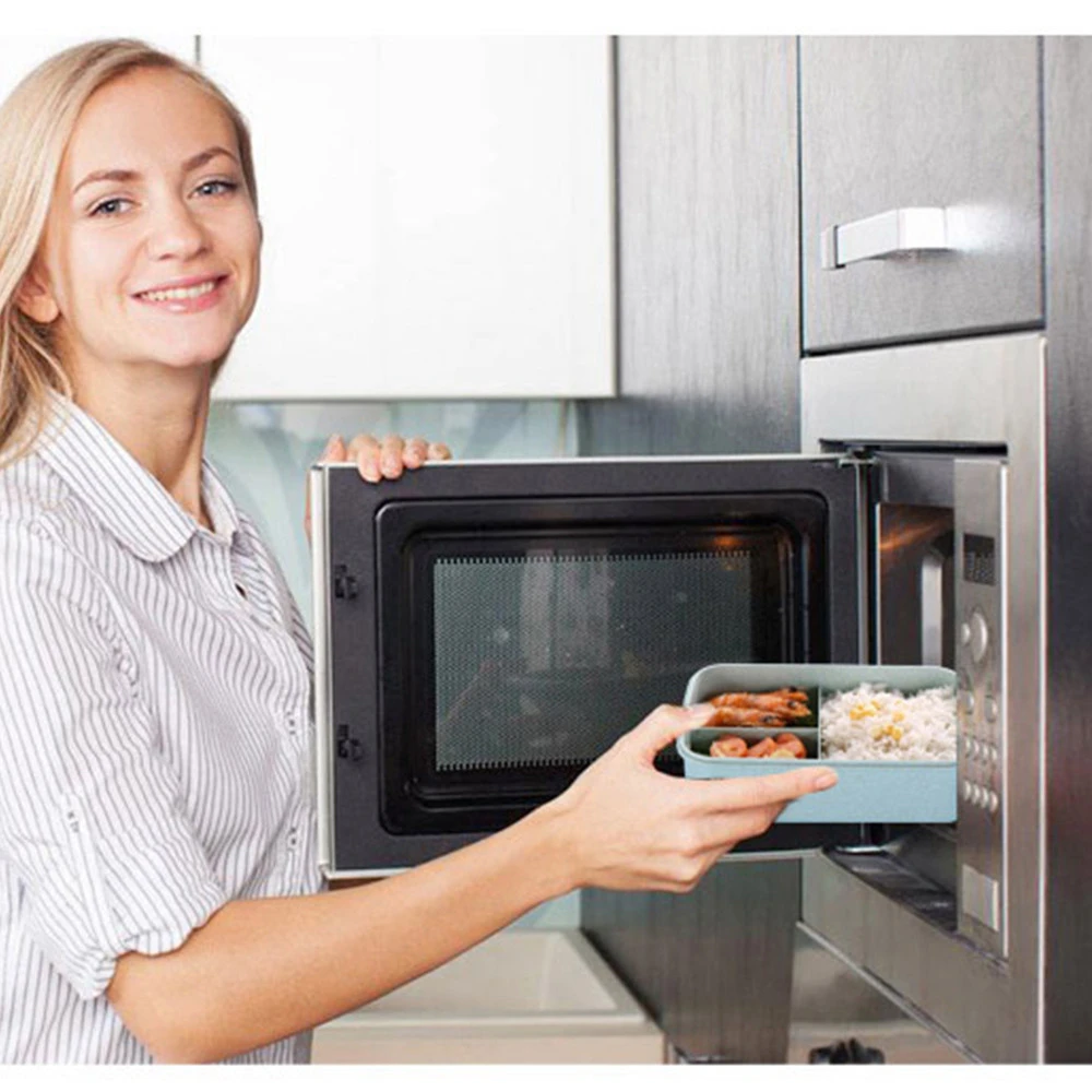 Ланч-бокс для микроволновой печи посуда из пшеничной соломы контейнер хранения