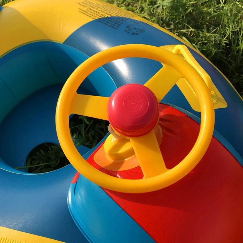 

New Cartoon Cars Seat PVC Swimming Ring Baby Toddler Inflatable Pool Float Kids Swimming Ring Float Circle Safety Pool Toys