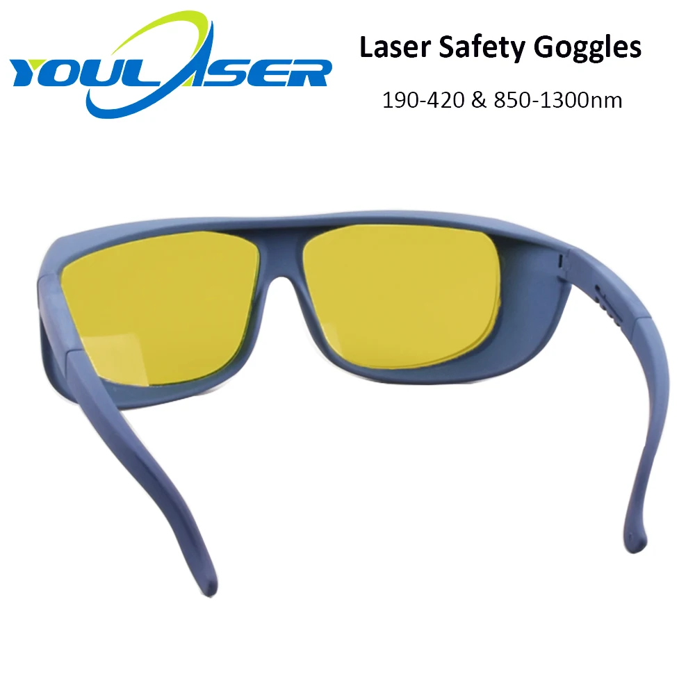 Лазерные защитные очки YOULASER 1064 нм 850-1300 OD4 + CE для оптоволоконного лазера |