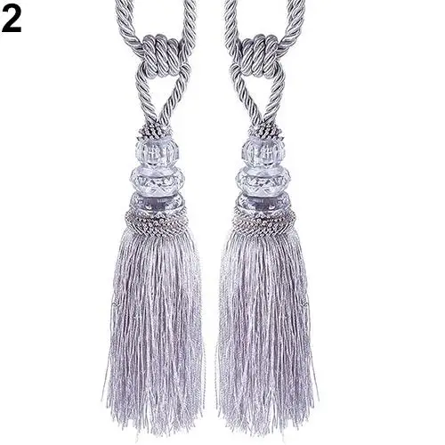 Украшение для дома 1 пара кисточек из бисера оконные занавески бахрома галстук