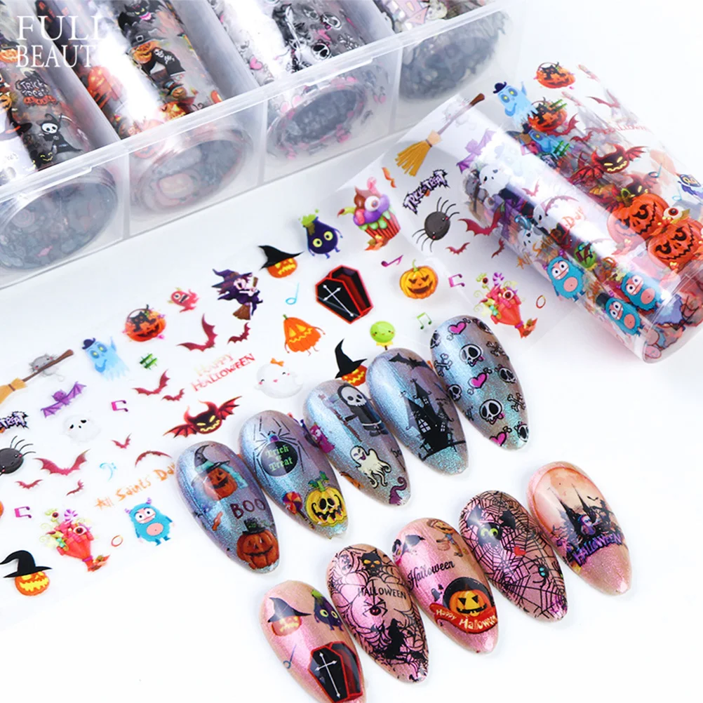 Наклейки для ногтей звездное небо 10 рулонов|Стикеры и наклейки| |